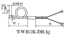 刀刃铠装热电偶 T-WR□K-DR.hj
